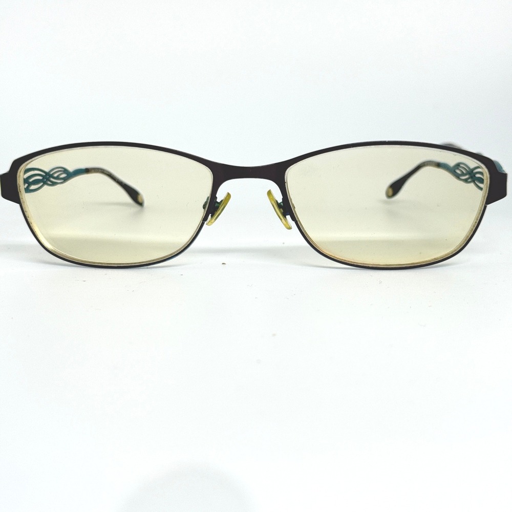 FYSH UK Urban Eyewear‎ 3527 613 Teal Burgundy Oval Eyeglass Frames 55-18 21605